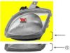 VAN WEZEL 1601964M Headlight